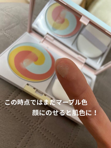 カラーブレンドグローファンデーション/ディエム クルール/クリーム・エマルジョンファンデーションを使ったクチコミ(2枚目)