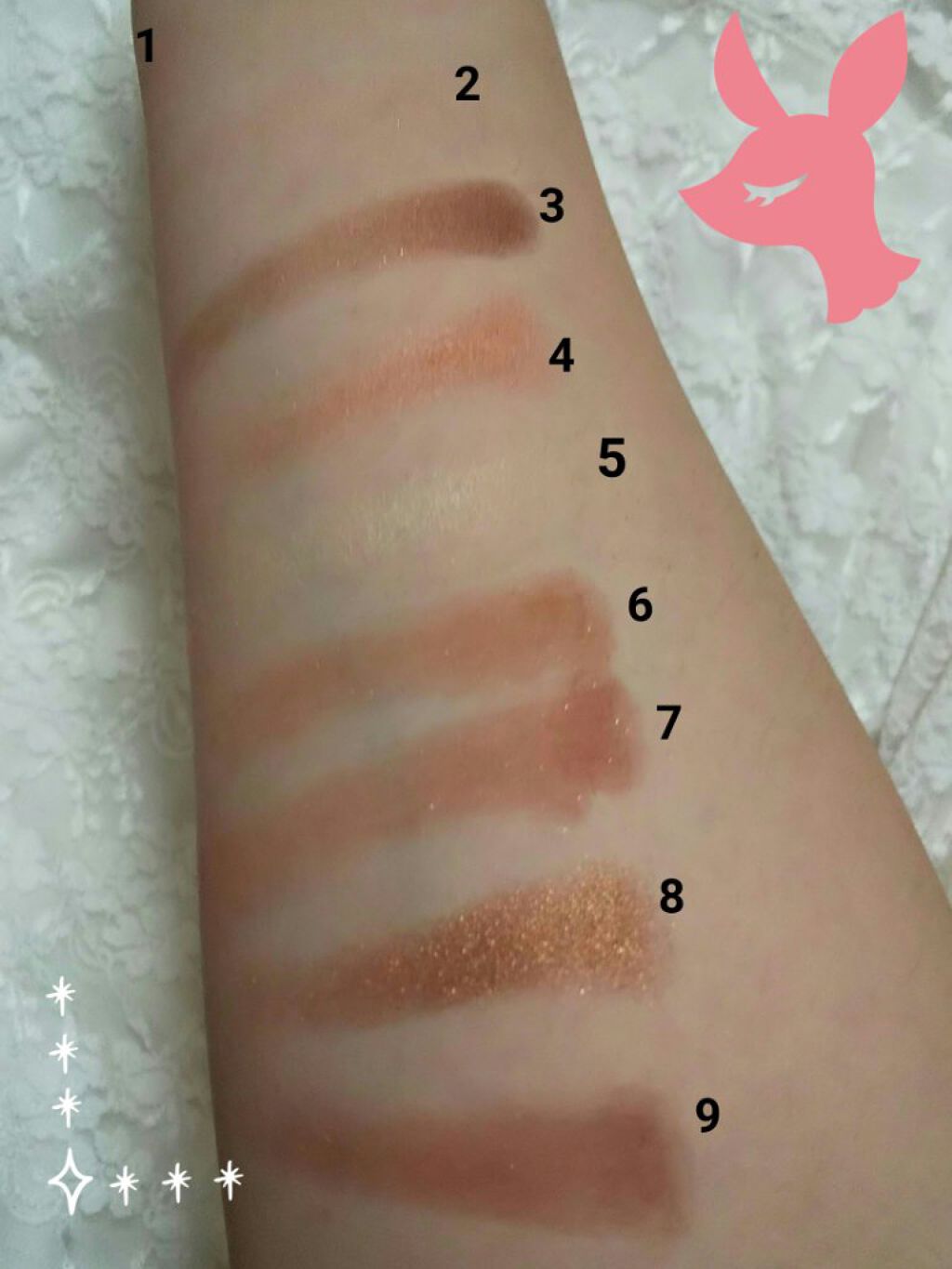 UR GLAM　BLOOMING EYE COLOR PALETTE/U R GLAM/アイシャドウパレットを使ったクチコミ（2枚目）