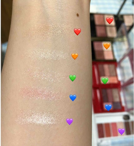 リアルクローズシャドウ/excel/アイシャドウパレットを使ったクチコミ(2枚目)