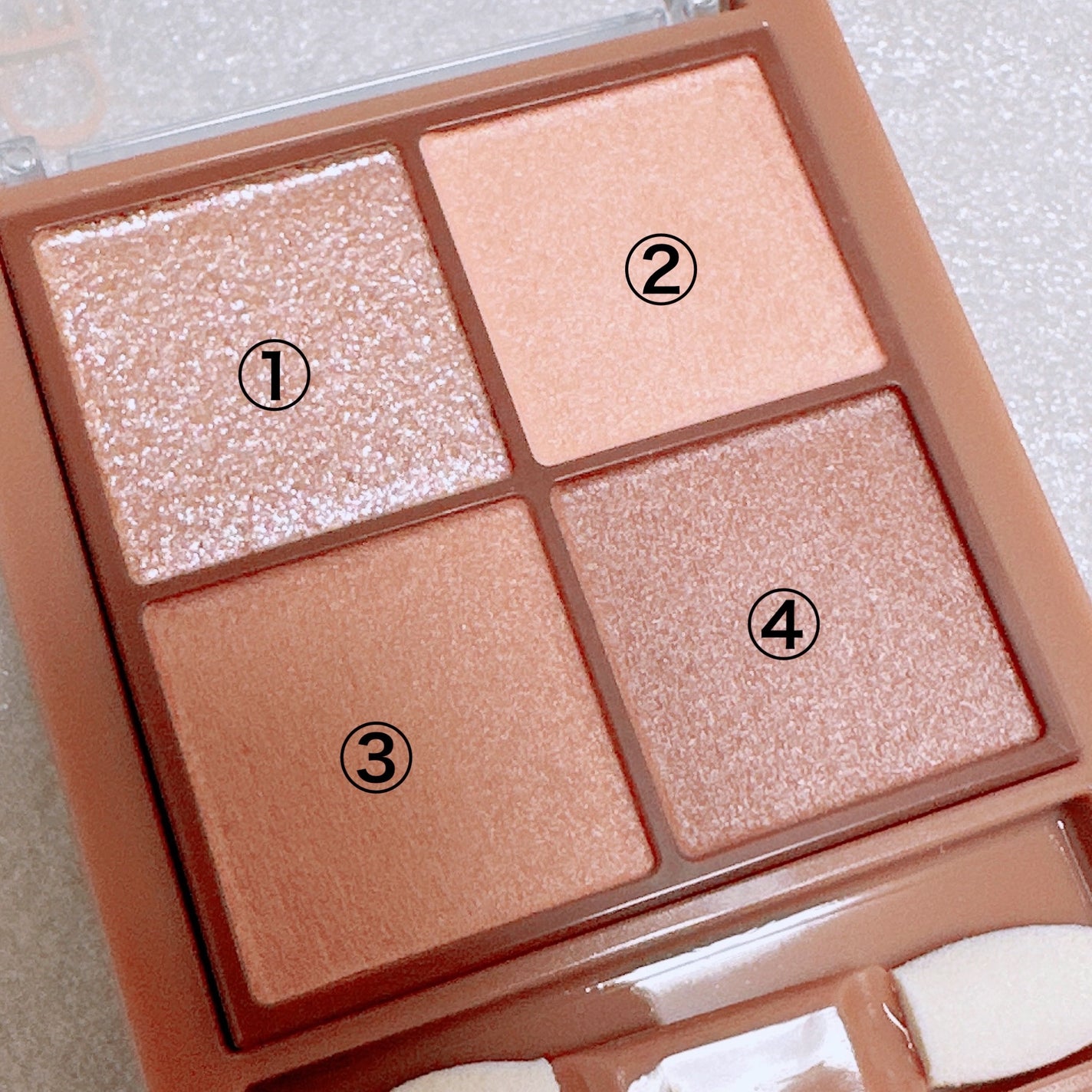 ビタートーンアイシャドウ/CEZANNE/パウダーアイシャドウを使ったクチコミ(2枚目)