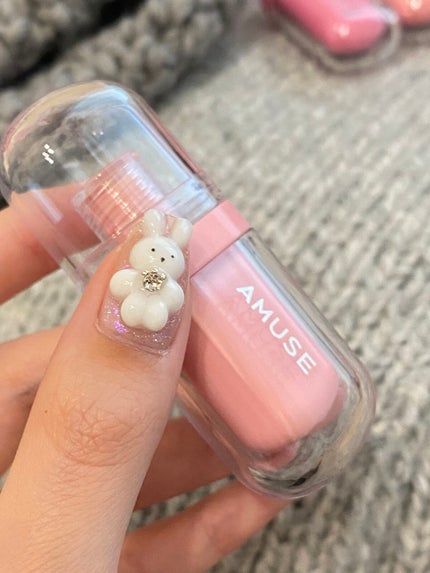 ジェルフィットティント/AMUSE/リップティントを使ったクチコミ(7枚目)