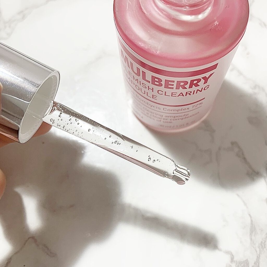 マルベリー ブレミッシュ クリアリングアンプル/A’pieu/美容液を使ったクチコミ（3枚目）