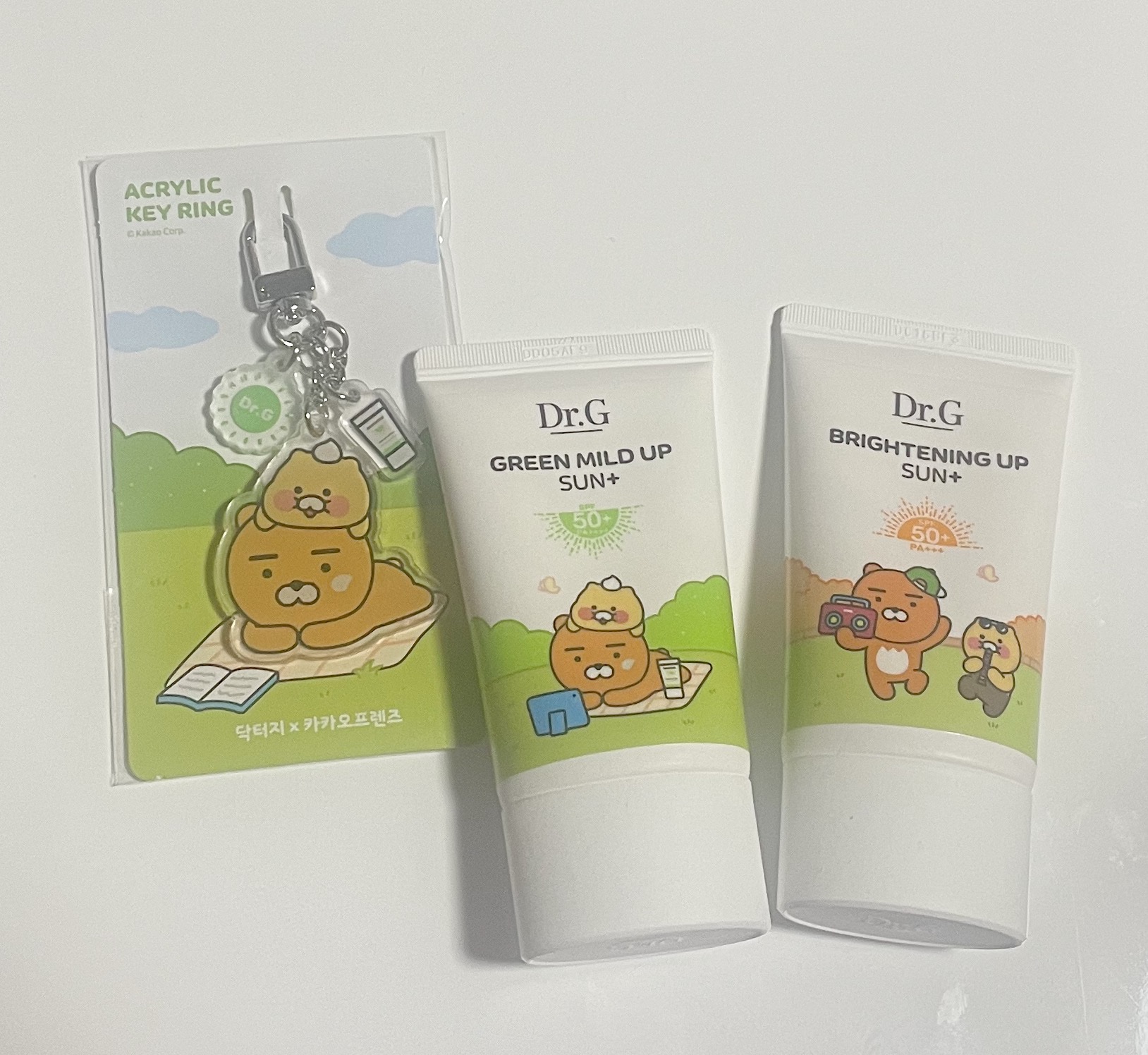 グリーンマイルドアップサンプラス/Dr.G/日焼け止めクリームを使ったクチコミ（1枚目）