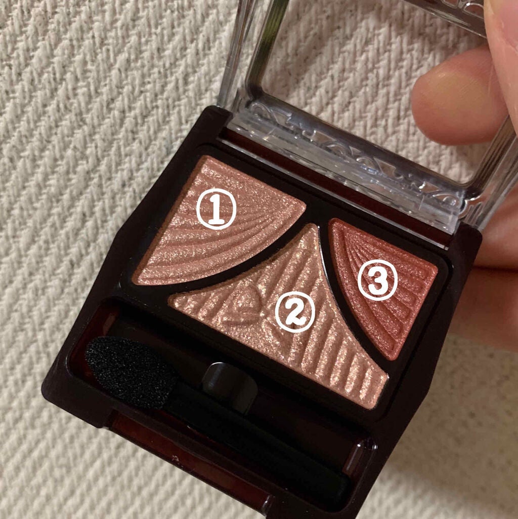 ジューシーピュアアイズ/キャンメイク/アイシャドウパレットを使ったクチコミ(2枚目)