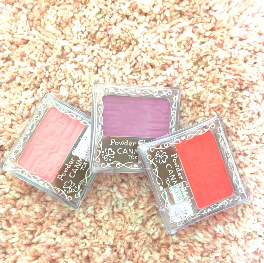 【旧品】パウダーチークス/キャンメイク/パウダーチークを使ったクチコミ（1枚目）