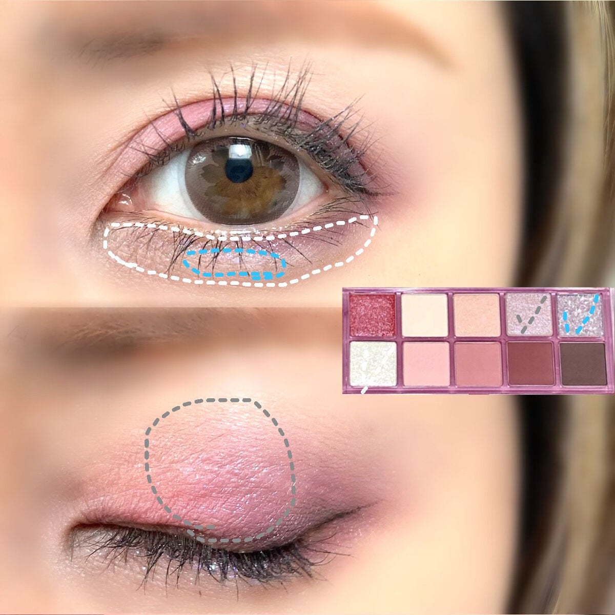 ベターザンパレット/rom&nd/アイシャドウパレットを使ったクチコミ(3枚目)