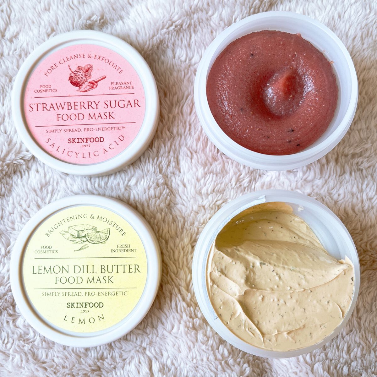 ストロベリーシュガー フードマスク/SKINFOOD/洗い流すパック・マスクを使ったクチコミ(5枚目)