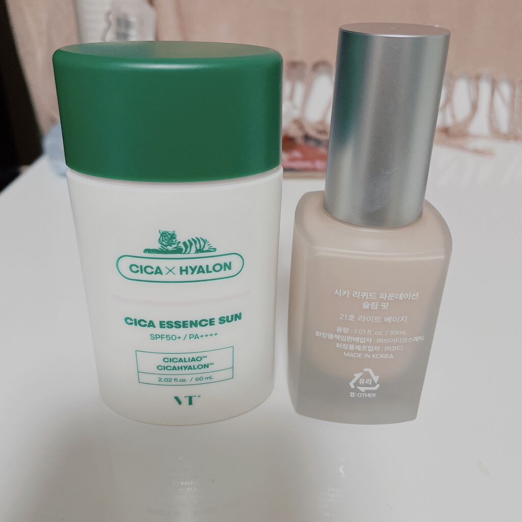 シカ リキッドファンデーション スリムフィット/VT/リキッドファンデーションを使ったクチコミ（1枚目）