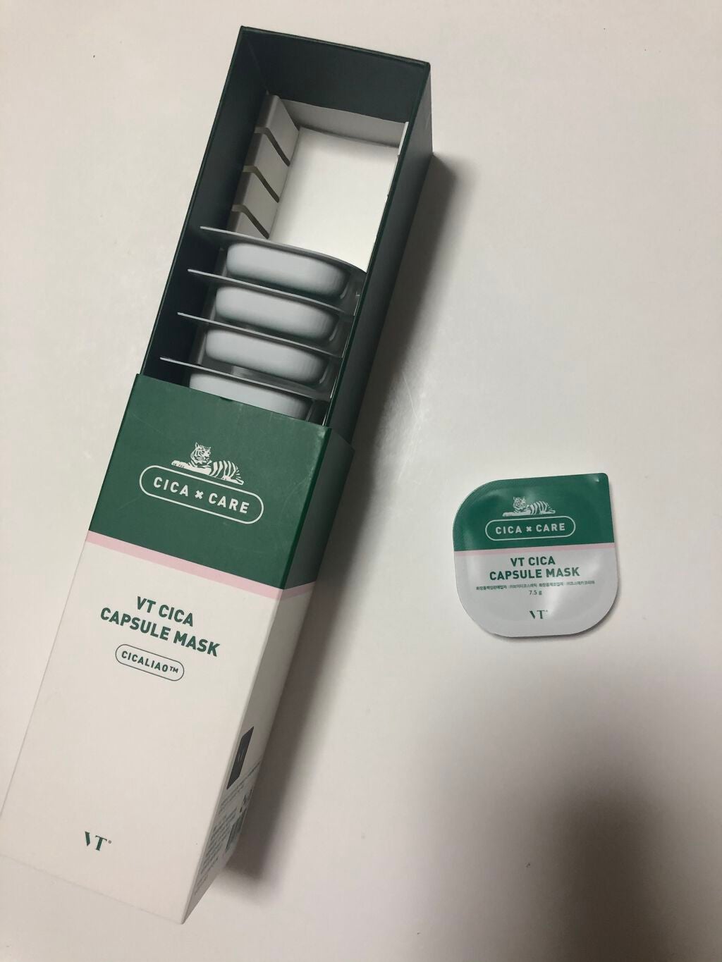 CICA カプセルマスク/VT/洗い流すパック・マスクを使ったクチコミ(1枚目)