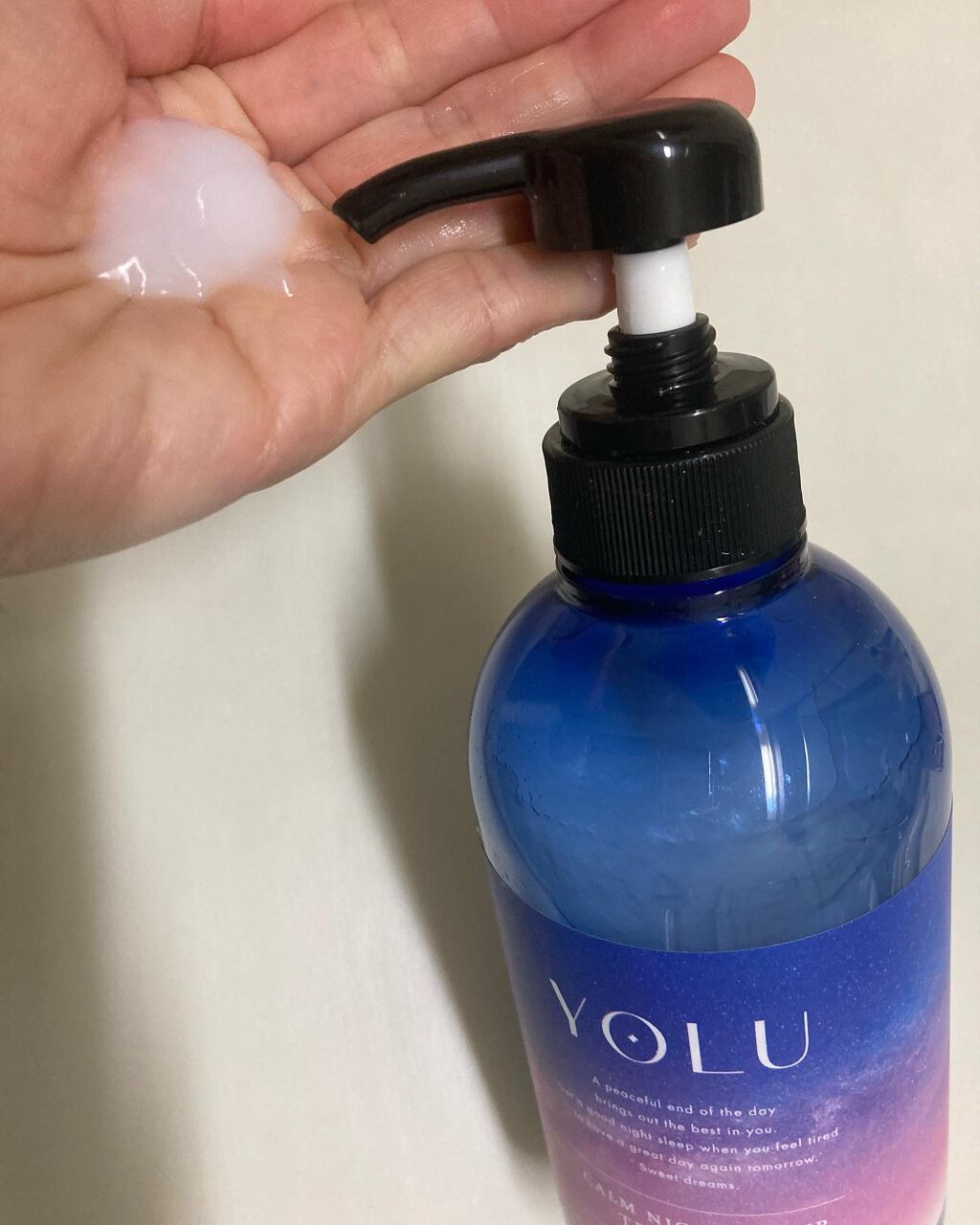 カームナイトリペアシャンプー/トリートメント/YOLU/市販シャンプーを使ったクチコミ(4枚目)