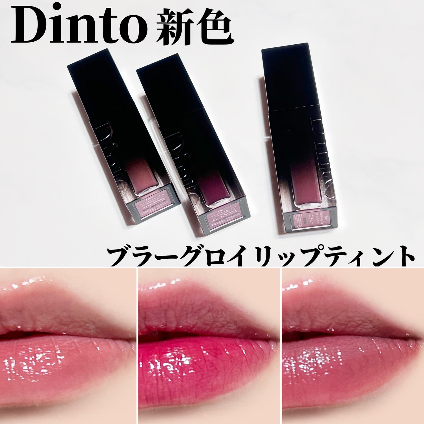 新色レビュー】ブラーグロイリップティント|Dintoの口コミ 新色レビュー】ブラーグロイリップティント|Dintoの口コミ