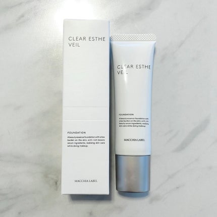 薬用クリアエステヴェール/Macchia Label/リキッドファンデーションを使ったクチコミ(1枚目)