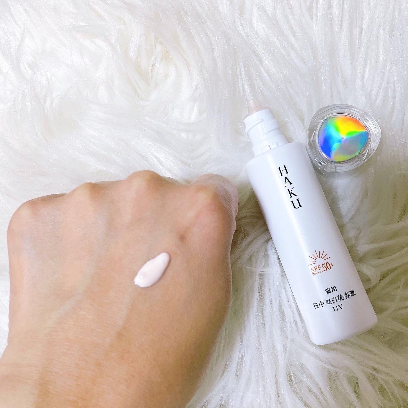 薬用 日中美白美容液UV/HAKU/日焼け止めローションを使ったクチコミ(2枚目)