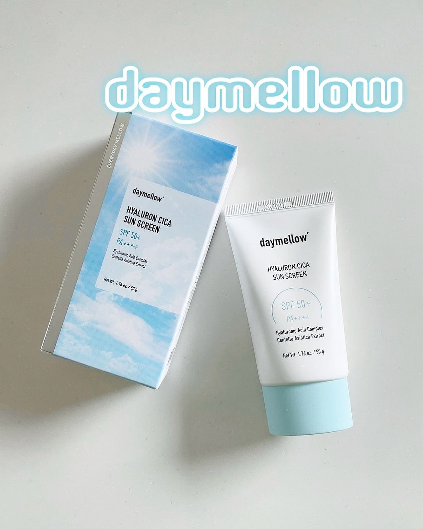 ヒアルロンシカサンスクリーン/daymellow’/日焼け止めクリームを使ったクチコミ（1枚目）