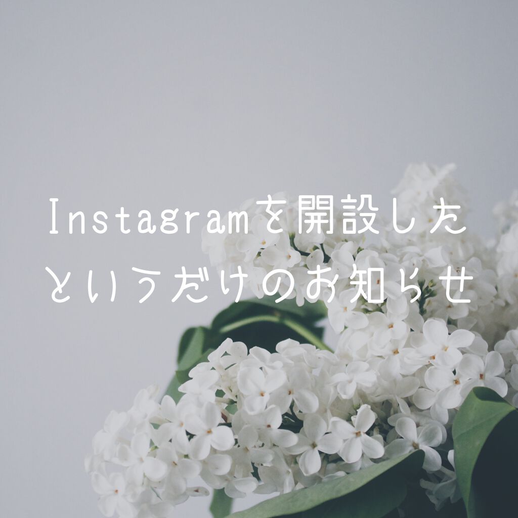 ソラ on LIPS 「Instagramを開設したというだけのお知らせソラです(ˊᵕ..」(1枚目)