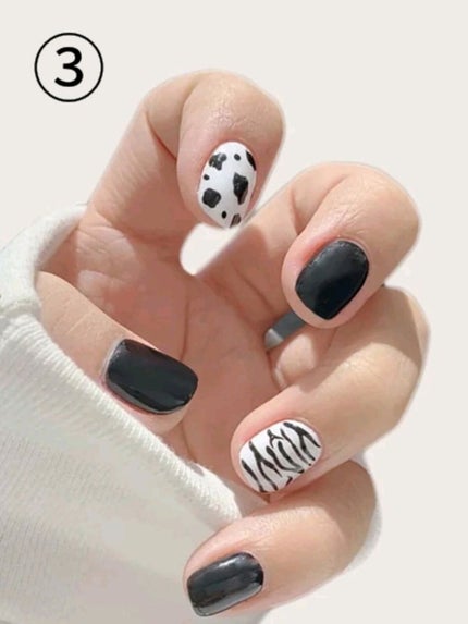 s o r aᥫᩣ ̖́- on LIPS 「【SHEINネイルチップ3選商品番号あり】これ買って後悔させま..」(4枚目)