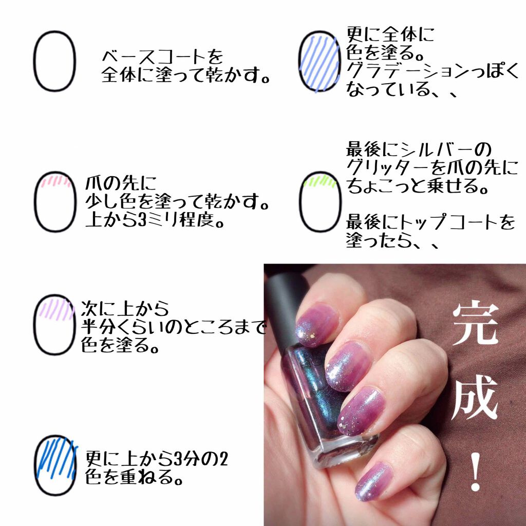 AT ネイルグリッター/Art Collection/マニキュアを使ったクチコミ(2枚目)