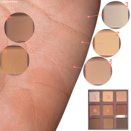 EYE COLOR PALETTE/iLLusie300/アイシャドウパレットを使ったクチコミ(2枚目)