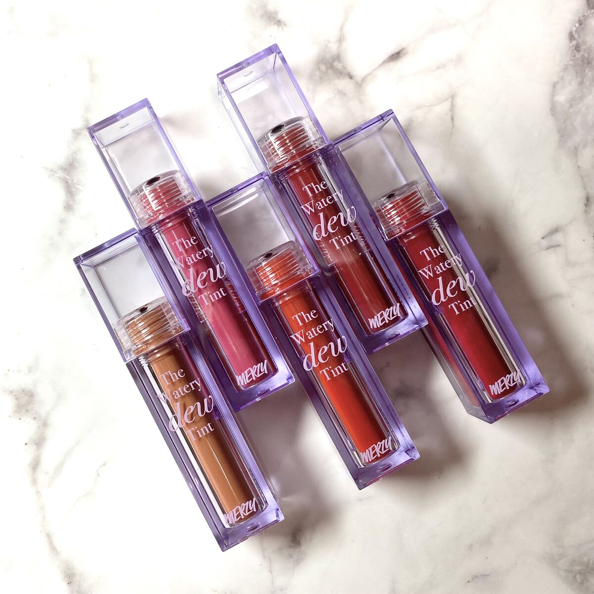 ザ ウォータリーデューティント/MERZY/リップティントを使ったクチコミ（2枚目）