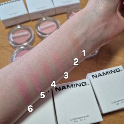 ネーミング フラッフィーパウダーブラッシュ/NAMING./パウダーチークを使ったクチコミ(4枚目)