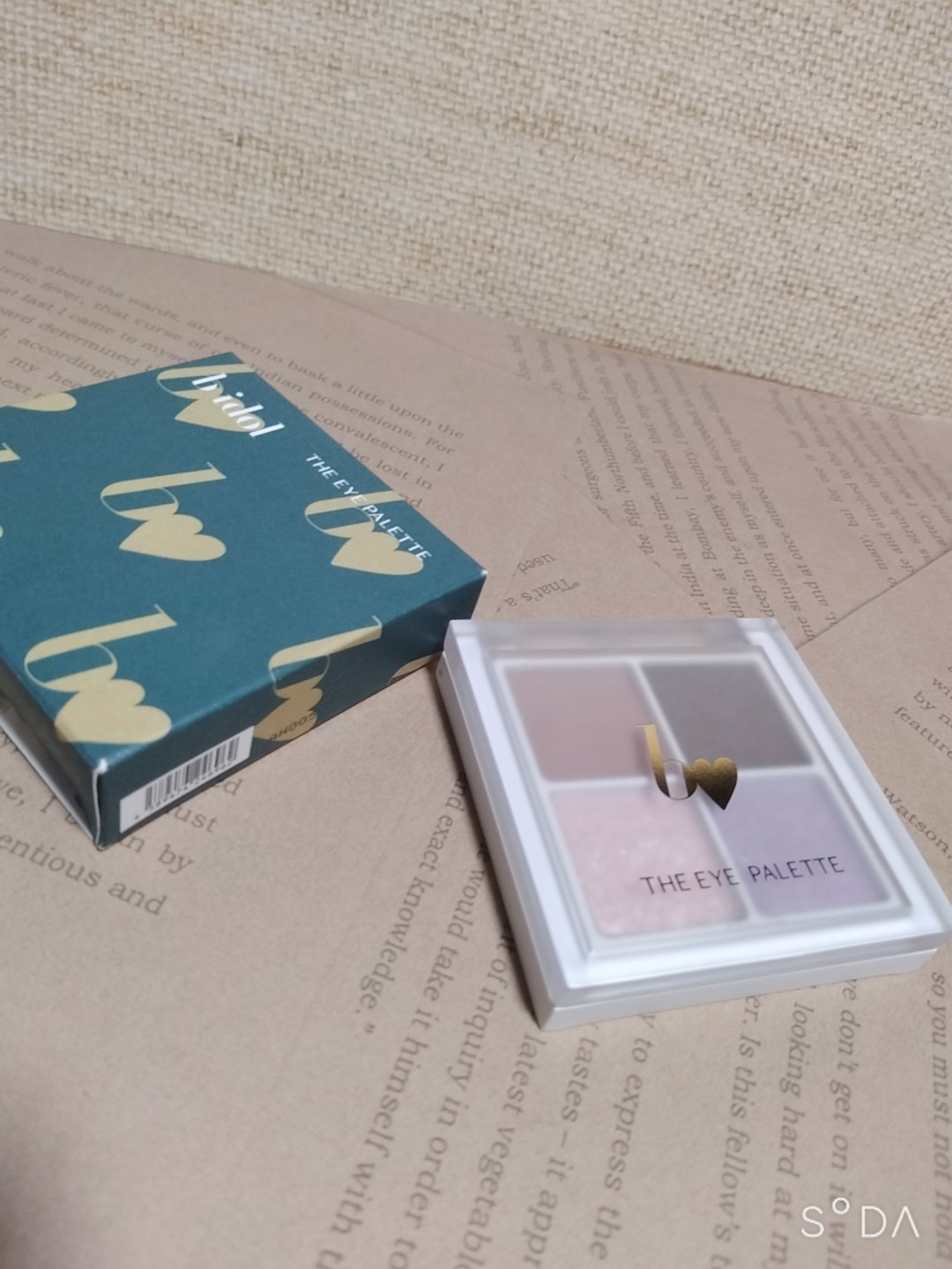 THE アイパレR/b idol/アイシャドウパレットを使ったクチコミ（1枚目）