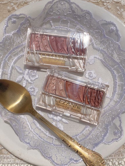 トーンアップアイシャドウ/CEZANNE/アイシャドウパレットを使ったクチコミ(7枚目)