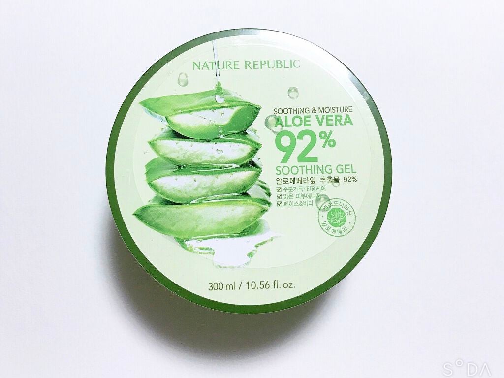 マイルド&モイスチャーアロエジェル/ネイチャーリパブリック/ボディローションを使ったクチコミ(1枚目)