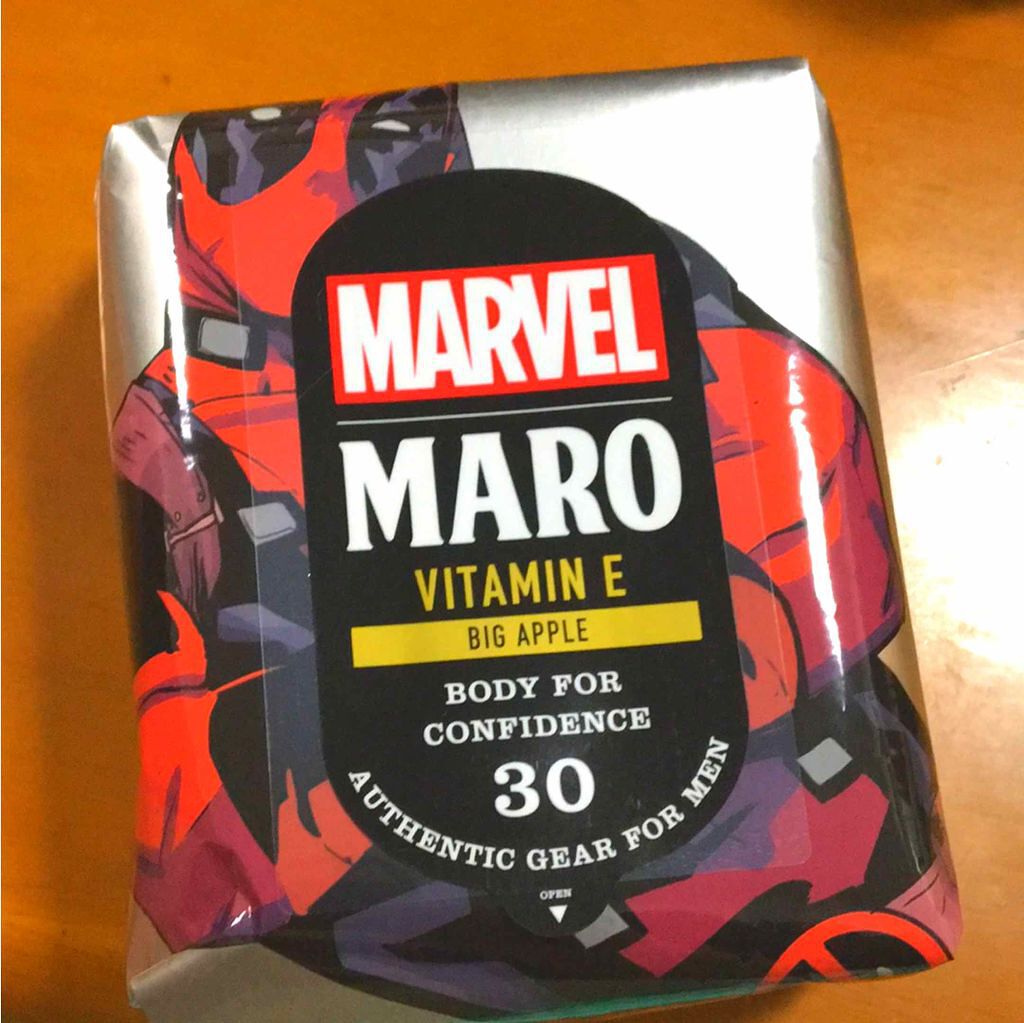マーロ デザイン ボディシート MARVEL コラボデザイン クール/MARO/ボディシートを使ったクチコミ（1枚目）