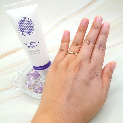 フィルタリングクリーム/DEWYCEL/日焼け止めクリームを使ったクチコミ(6枚目)