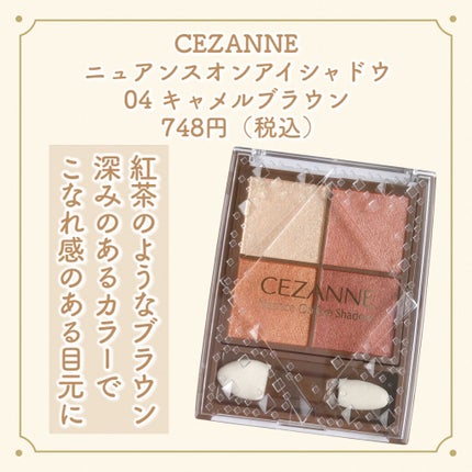 ニュアンスオンアイシャドウ/CEZANNE/アイシャドウパレットを使ったクチコミ(2枚目)