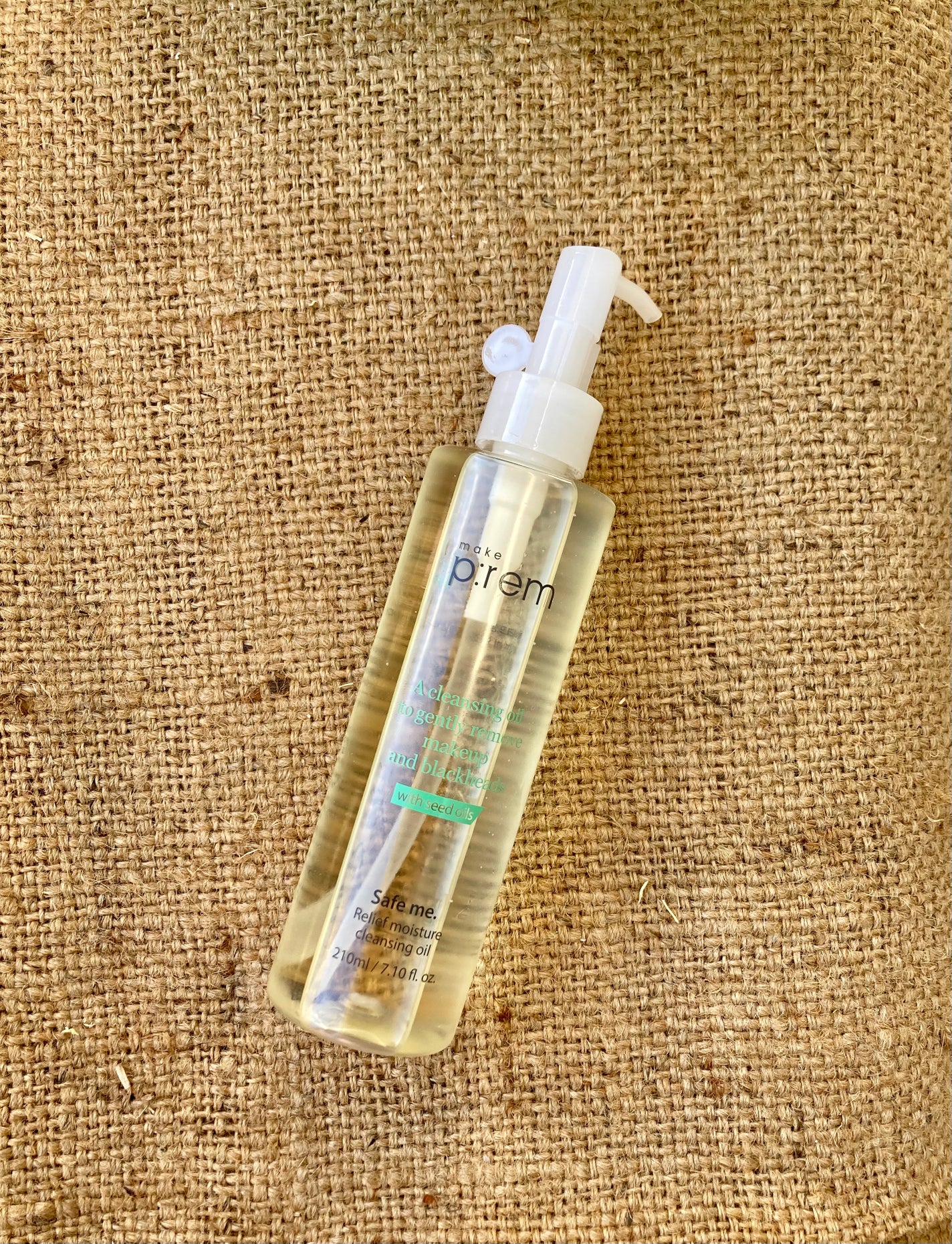 セーフミー リリーフモイスチャー クレンジングオイル/make prem/オイルクレンジングを使ったクチコミ(1枚目)