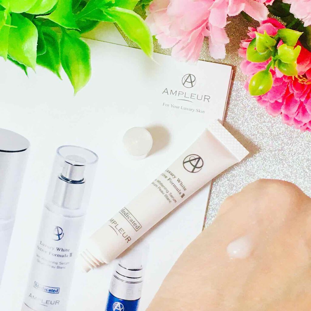 ラグジュアリーホワイト 薬用アクティブフォーミュラII/アンプルール/美容液を使ったクチコミ(3枚目)