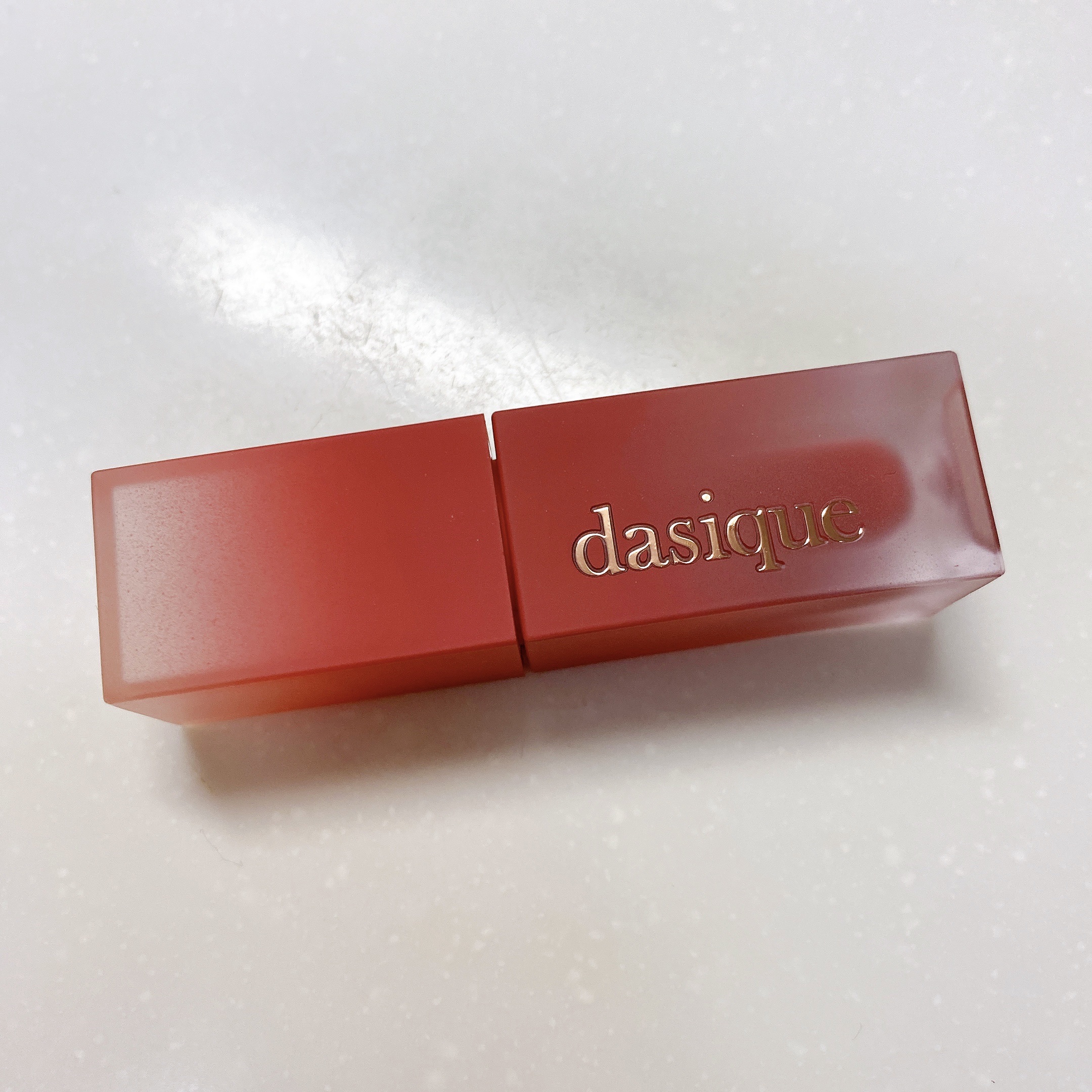 クリームドゥローズティント/dasique/リップティントを使ったクチコミ（2枚目）