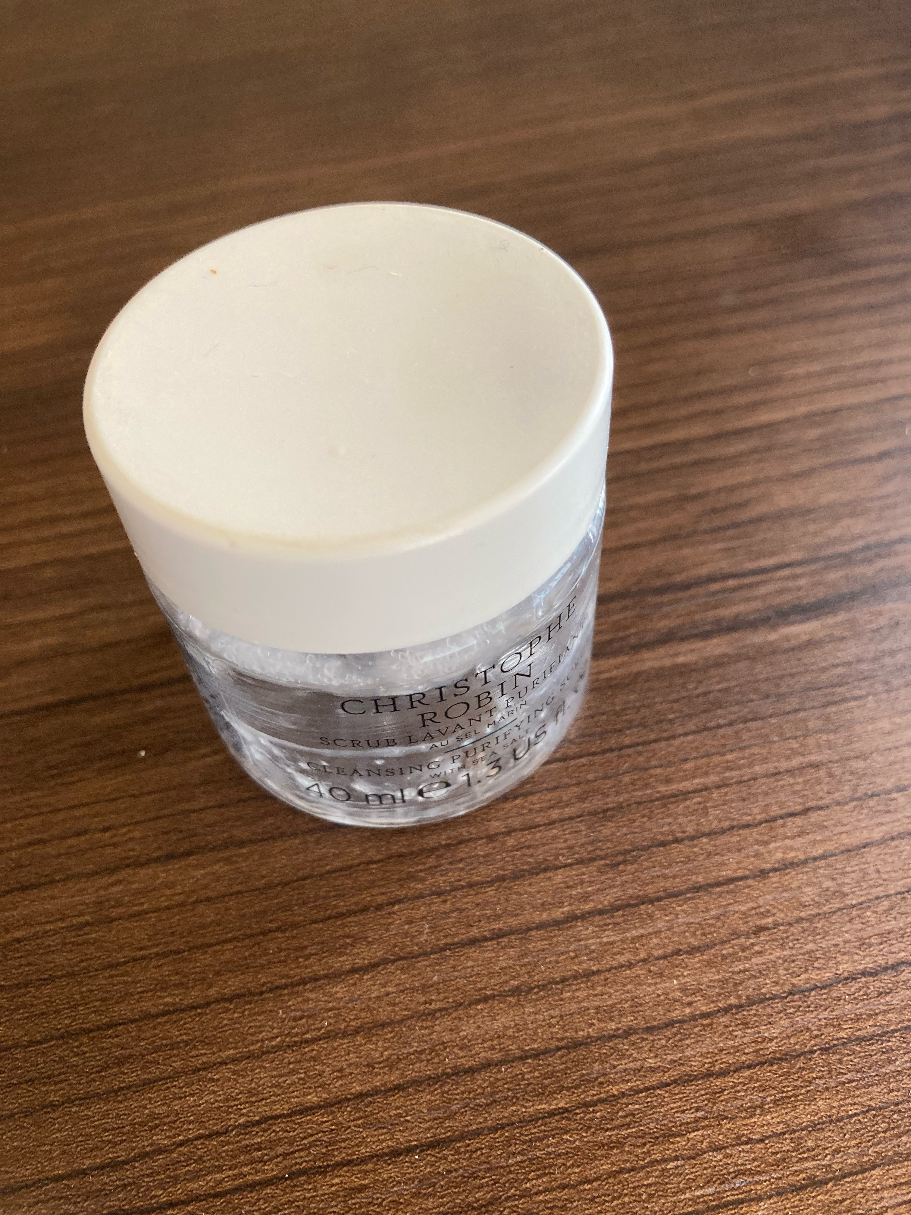 Cleansing Purifying Scrub with Sea Salt/Christophe Robin/ヘッドスクラブを使ったクチコミ（1枚目）