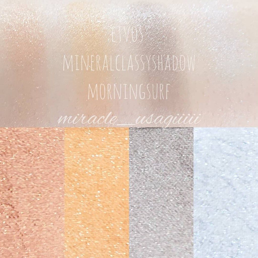 ミネラルクラッシィシャドー/エトヴォス/アイシャドウパレットを使ったクチコミ（2枚目）