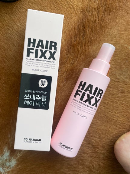 so natural HAIR FIXX/SO NATURAL/ヘアミストを使ったクチコミ(1枚目)