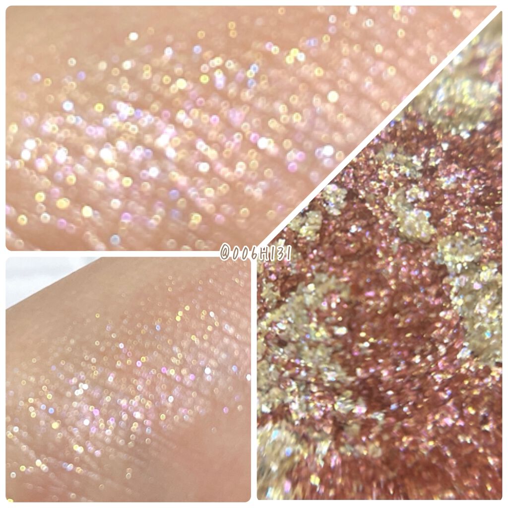 クリスタルハートロックシャドウ CH04 ジンジャーコフレ/BLACK ROUGE/アイシャドウパレットを使ったクチコミ（3枚目）