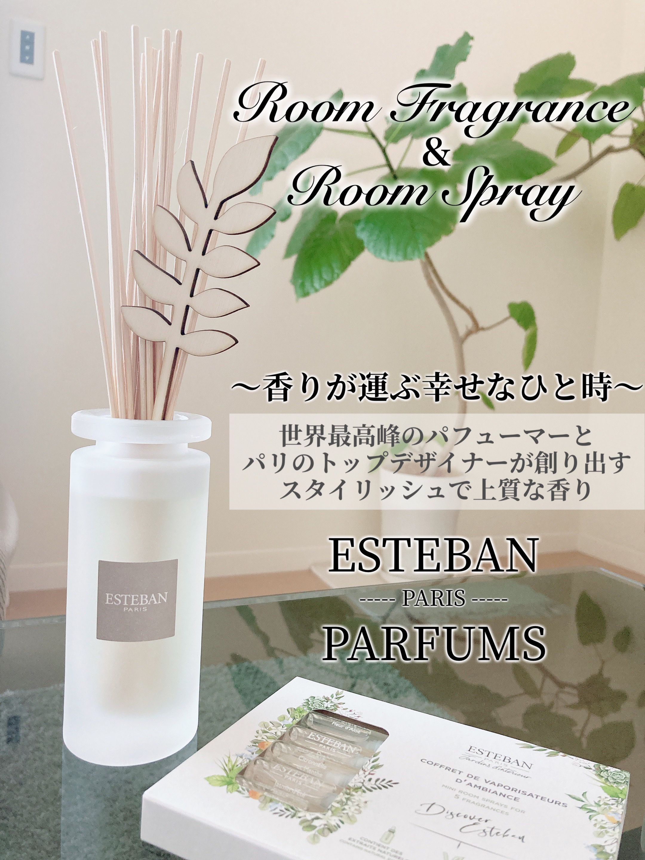 インテリアガーデン ナチュール ラタンブーケ ディフューザー /ESTEBAN/ルームフレグランスを使ったクチコミ（1枚目）