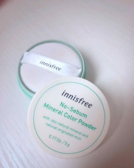 えくれあも on LIPS 「🌸 #イニスフリー #ノーセバムミネラルカラーパウダー 🌸イニ..」(2枚目)