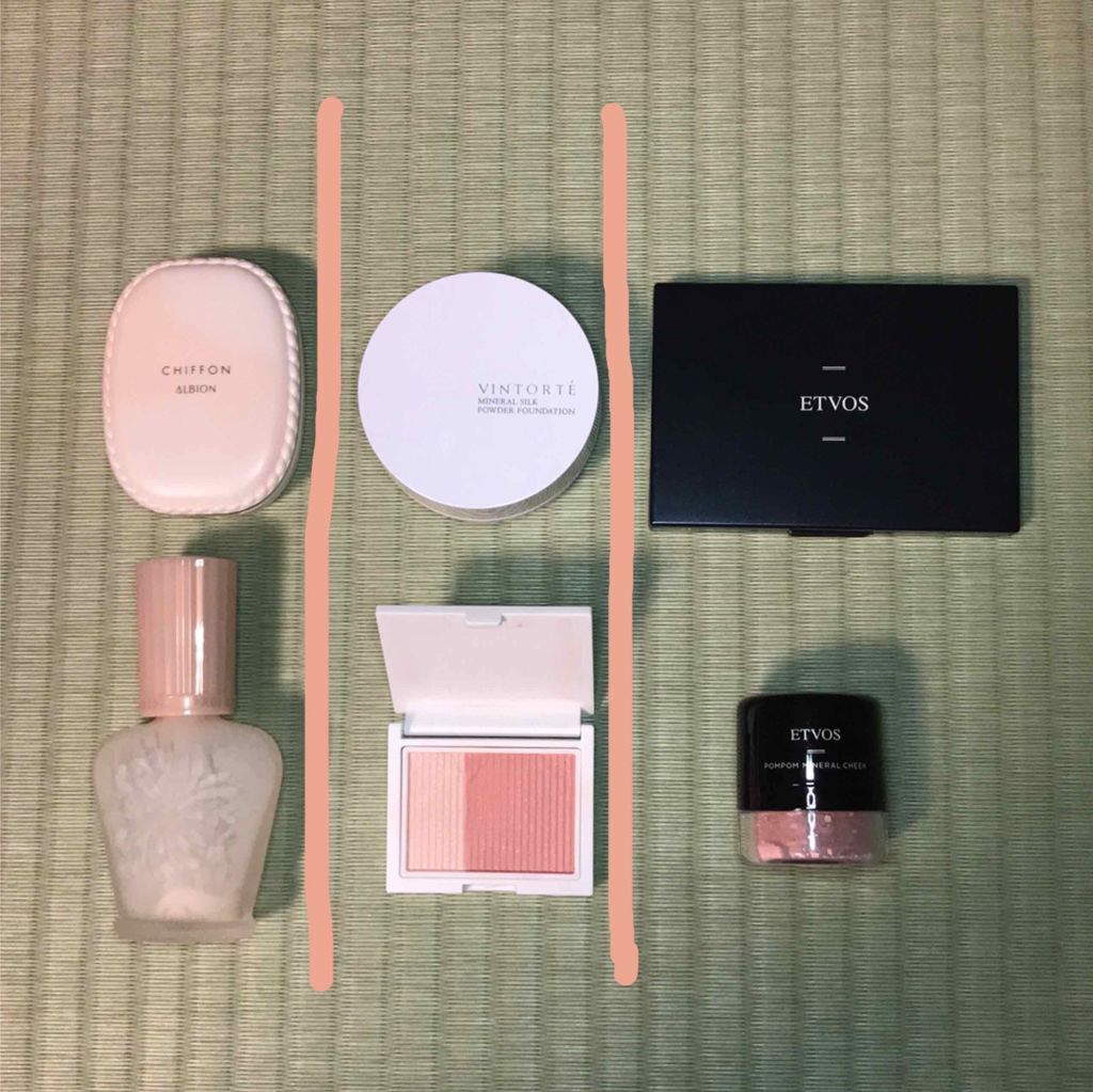 タイムレスシマーミネラルファンデーション/エトヴォス/パウダーファンデーションを使ったクチコミ（1枚目）