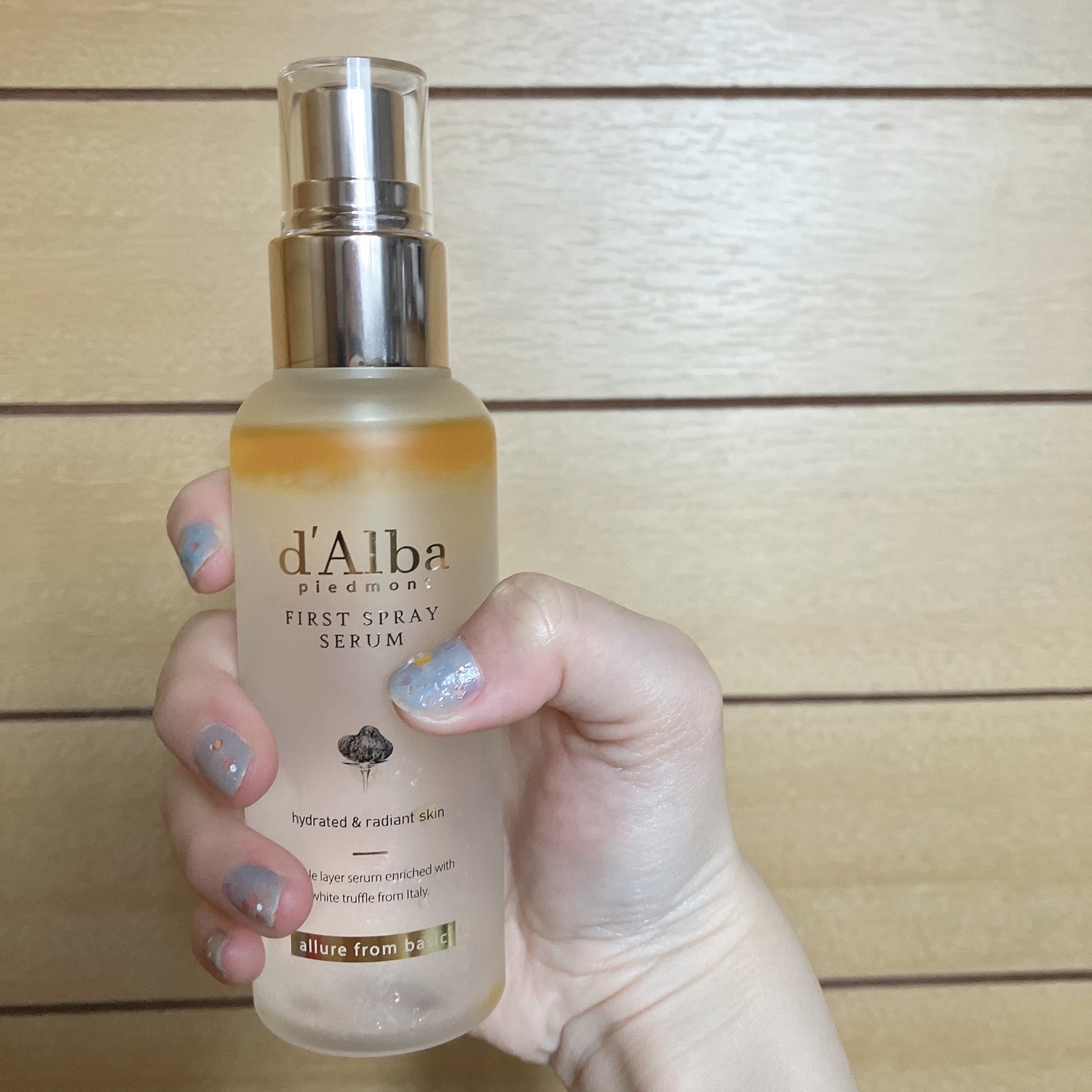 ダルバ ホワイトトリュフファーストスプレーセラム/ダルバ/ミスト状化粧水を使ったクチコミ(1枚目)