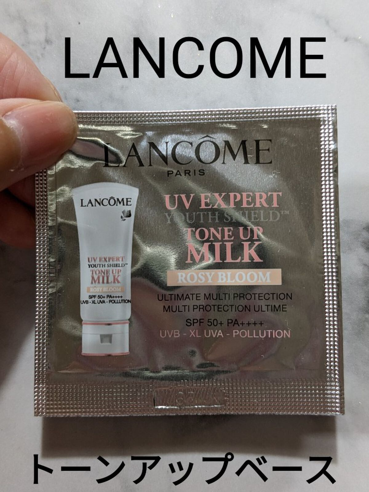 UV エクスペール トーン アップ ローズ/LANCOME/日焼け止め・UVケアを使ったクチコミ（1枚目）