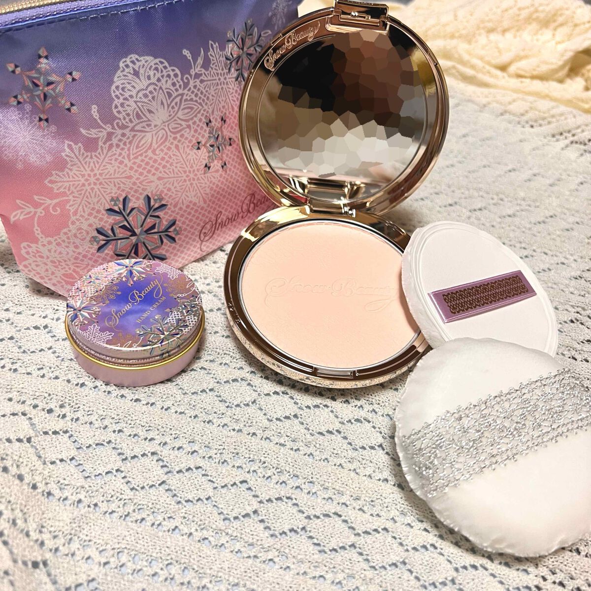 ブライトニング スキンケアパウダー 2022/スノービューティー/プレストパウダーを使ったクチコミ（1枚目）