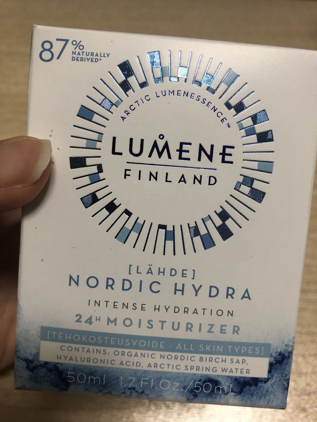 ノルディック ハイドラ(ラバデ)インテンスハイドレーション24Hモイスチャライザー/LUMENE/フェイスクリームを使ったクチコミ（2枚目）