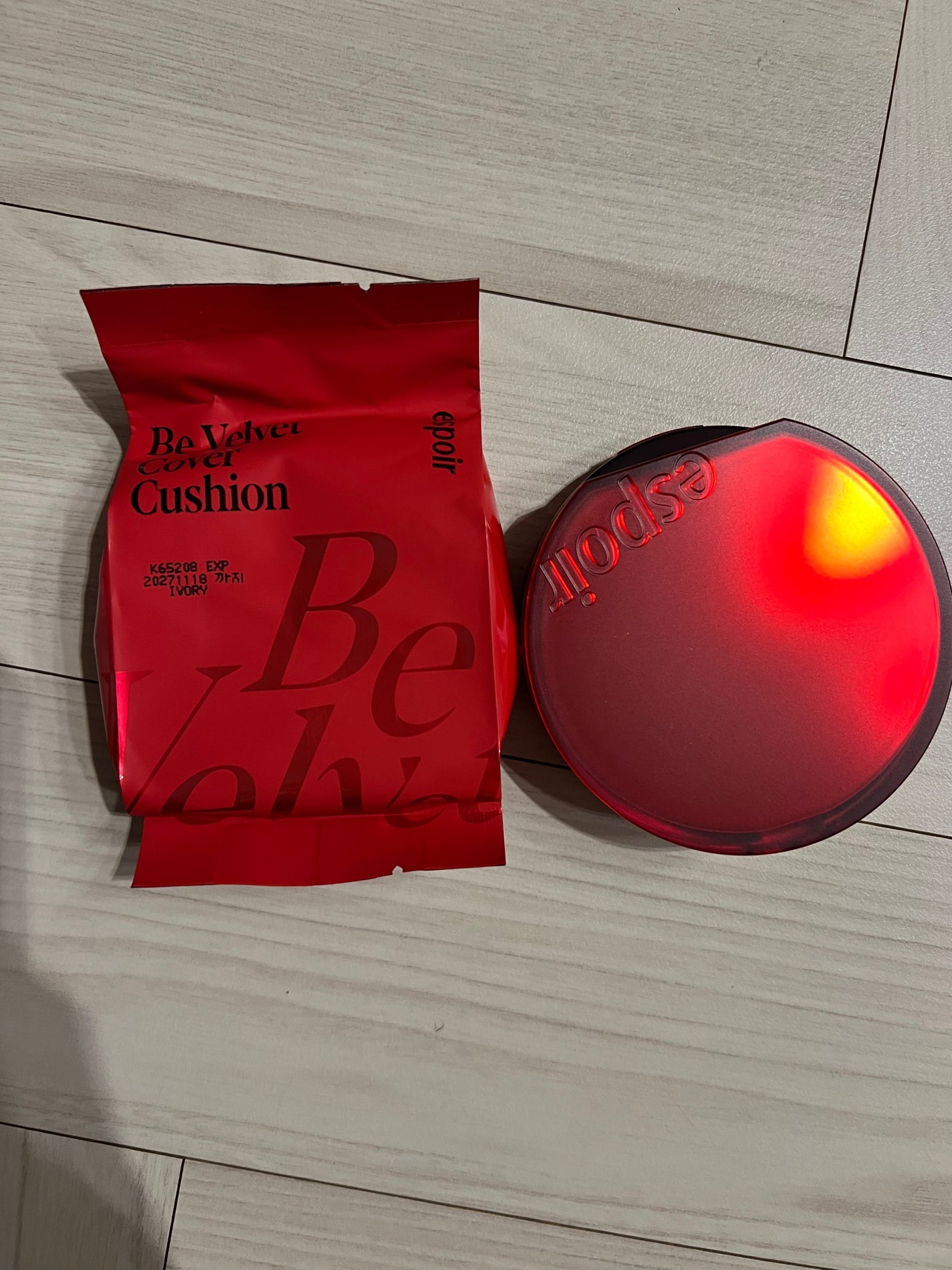 ビーベルベットカバークッション/espoir/クッションファンデーションを使ったクチコミ(1枚目)