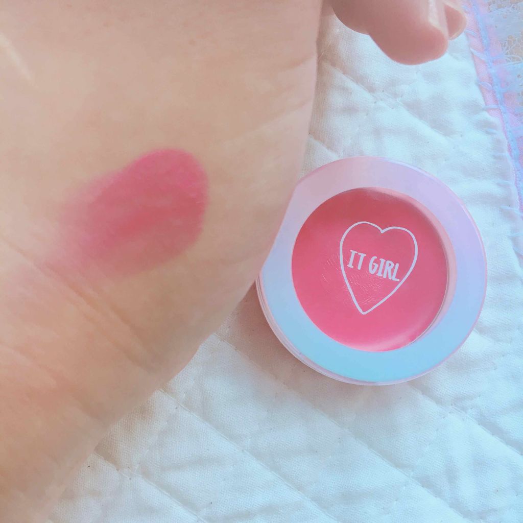 ダイソー×IT GIRL クリームチーク&リップ/DAISO/ジェル・クリームチークを使ったクチコミ(2枚目)