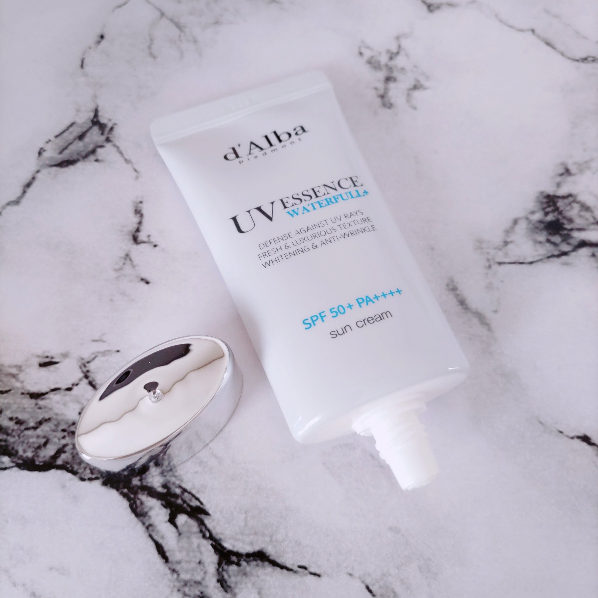 ダルバ ウォータフル エッセンス サンクリーム/ダルバ/日焼け止めクリームを使ったクチコミ（3枚目）