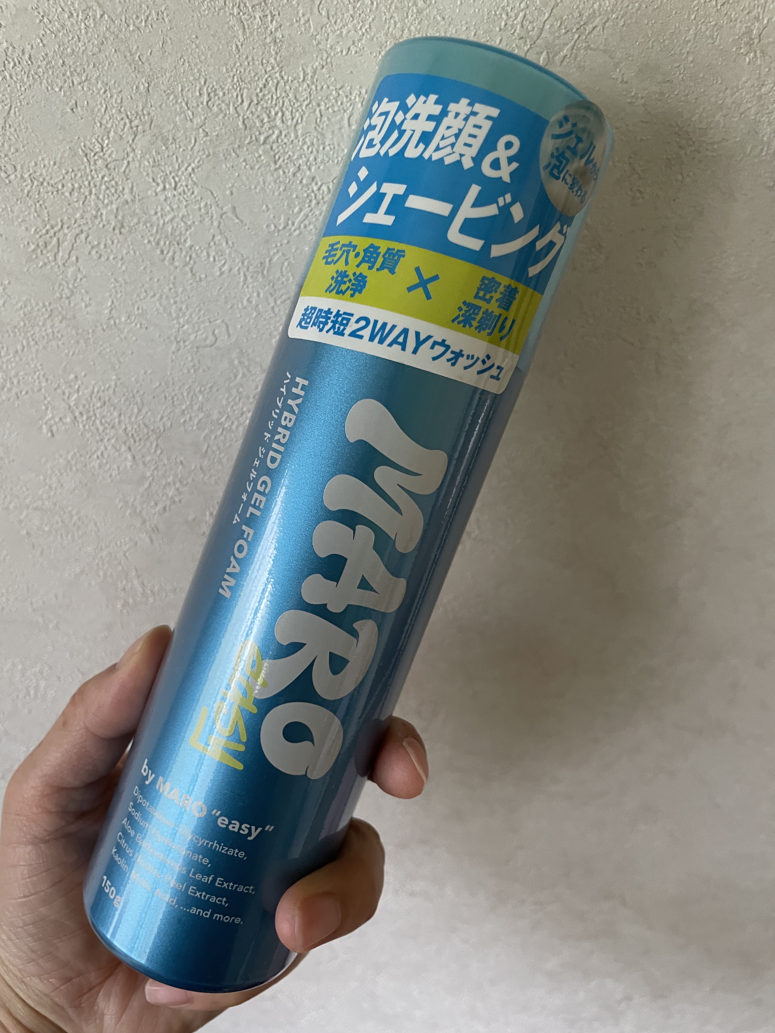 easy ハイブリッド ジェルフォーム シトラスウッドの香り/MARO/ムダ毛ケアを使ったクチコミ（1枚目）