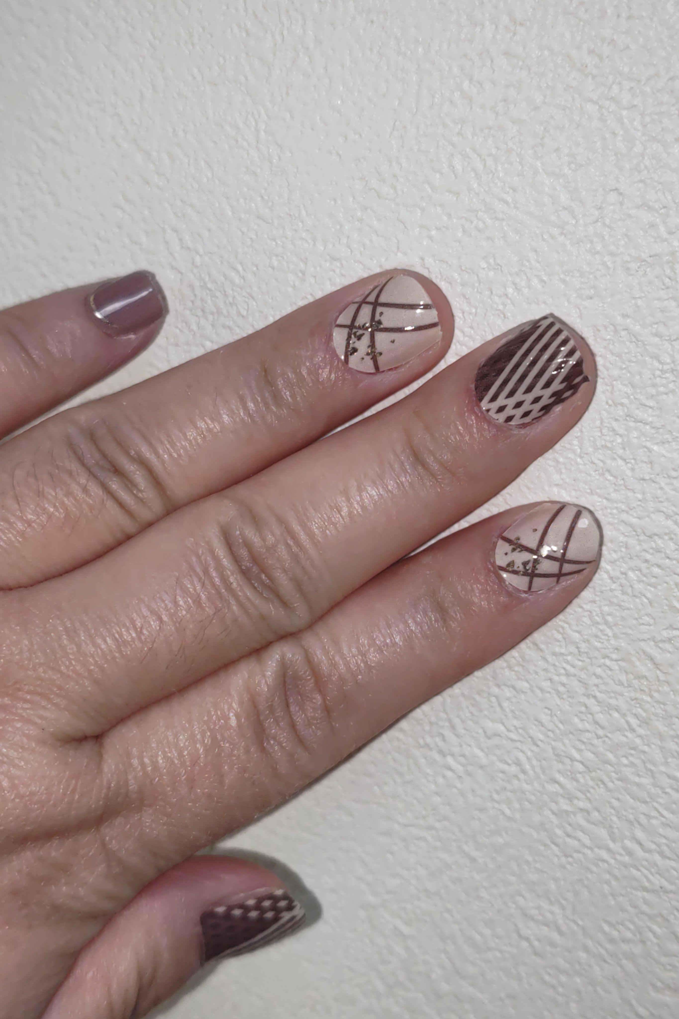 DAISO×紗々 UV GEL ネイルシール/DAISO/ネイルシールを使ったクチコミ（3枚目）