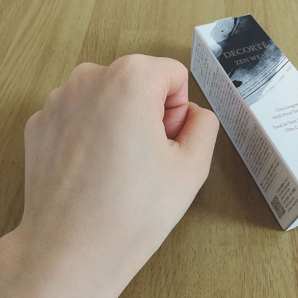 ゼン ウェア フルイド/DECORTÉ/リキッドファンデーションを使ったクチコミ(5枚目)